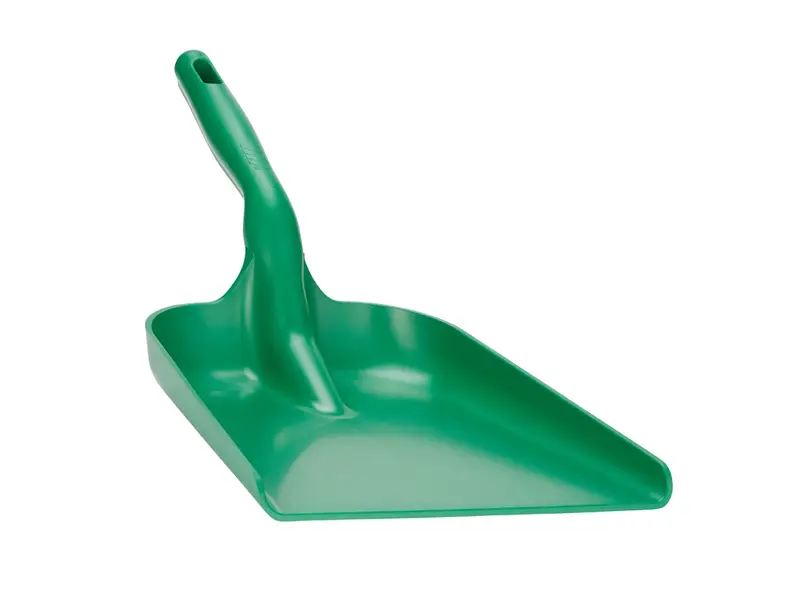Pelle à main plate Vikan 56742, détectable, en polypropylène, 550 mm, verte